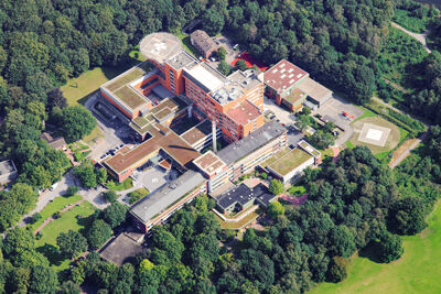 Bild: BG Klinikum in Duisburg aus der Vogelperspektive