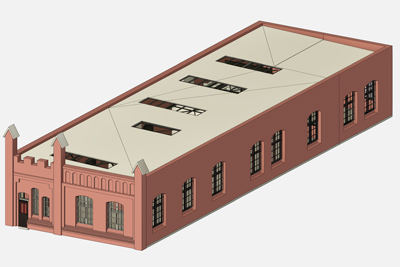 BIM Modell des Gewerbeparks