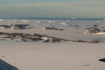 Blick aus dem Flugzeug