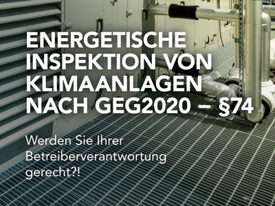 Energetische Inspektion von Klimaanlagen